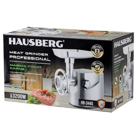 چرخ گوشت و غذاساز ۳ در ۱ Hausberg HB-3445 - فروشگاه اویم سارای